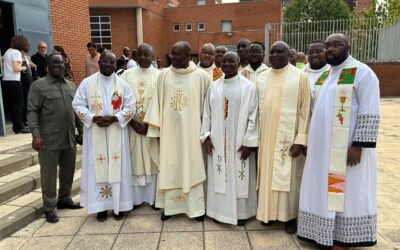 Celebración del 20º aniversario de ordenación del Padre Anselme Sery